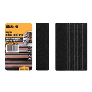 Combo 10 miếng băng keo chống trượt trơn xám đen 15cm x 60cm BSASBK1560P10