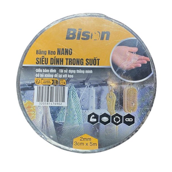 Cuộn băng dính nano đa năng 2mm x 3cm x 5m BSNN2M0305