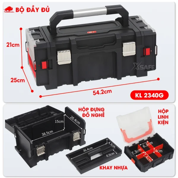 Hộp Đựng Đồ Nghề 3 in 1 Bison BS511001