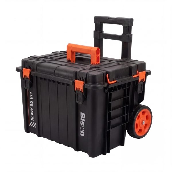 Thùng đồ nghề size XL (có bánh xe) tay kéo Bison BS911421-XL