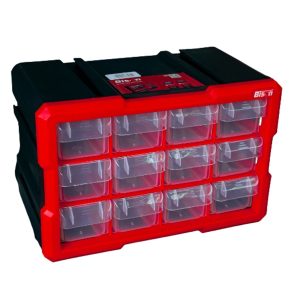 Tủ Đựng Đồ Nghề Nhựa 12 Ngăn Kết Nối Bison BS386881D