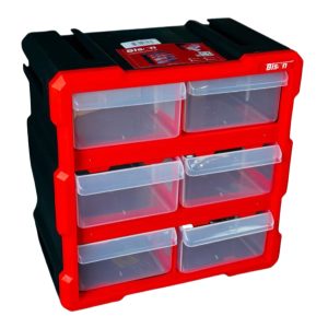 Tủ Đựng Đồ Nghề Nhựa 6 Ngăn Kết Nối Bison BS386101A
