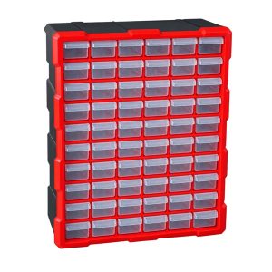 Tủ Đựng Đồ Nghề Nhựa 60 Ngăn Bison BS386202D
