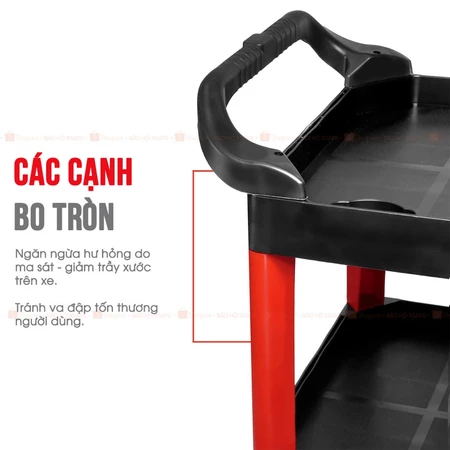 Xe Đẩy Dụng Cụ 3 Tầng Bison BS900VS5